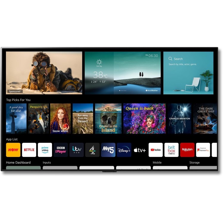 Refurbished LG G1 Evo 65" 4K Ultra HD with HDR Pro LED Freesat HD Smart TV without Stand