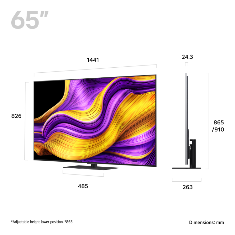 LG OLED65G56LS 65" 4K Gallery OLED Smart TV with Dolby Vision & Atmos