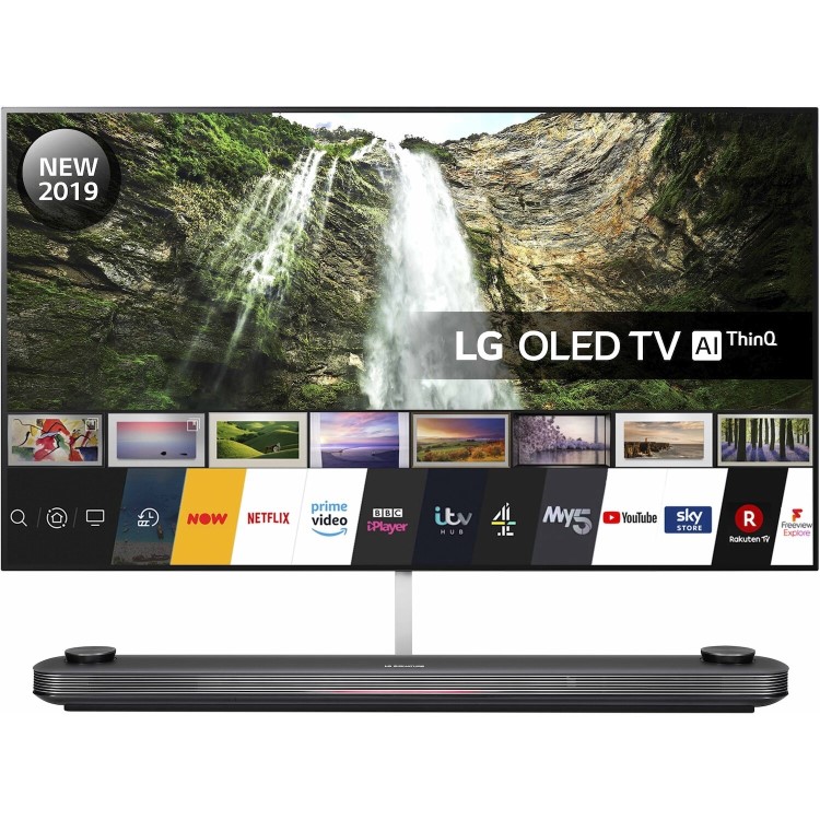 LG Signature OLED65W9 65" 4K Ultra HD Smart HDR OLED TV with Wallpaper Design