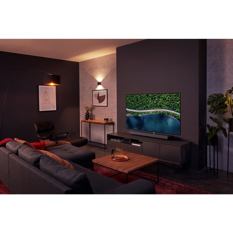 LG OLED65WX9LA 65" Smart 4K Ultra HD HDR OLED TV with LG Wireless Headphones - Black