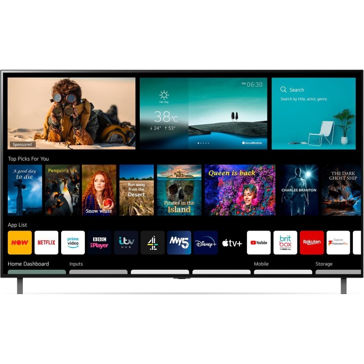 LG A1 77 Inch OLED 4K HDR 60Hz AI Processor Smart TV