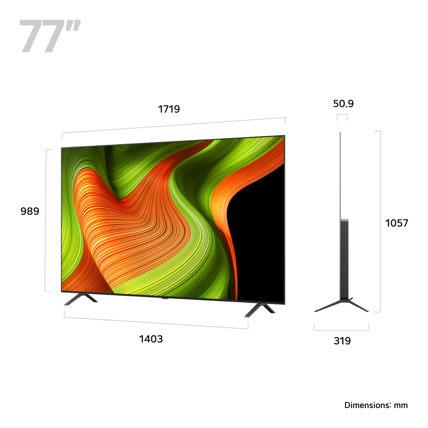 77 Inch LG OLED77B56LA 77
