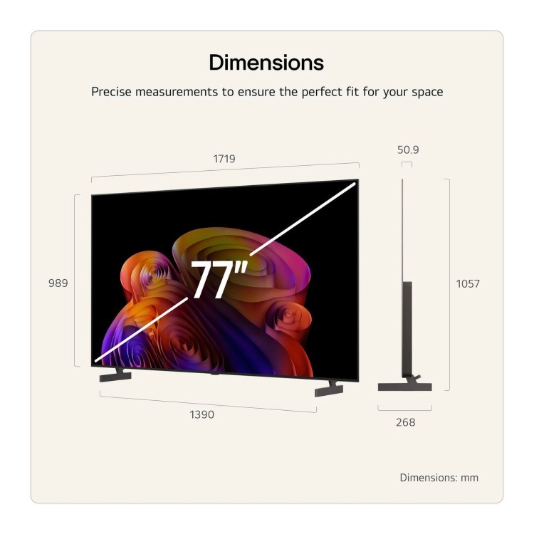 LG OLED77B6ELC 77 Inch OLED AI 4K Smart TV – Dolby Vision webOS & Cinematic OLED Picture Quality