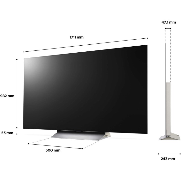 LG C2 77 Inch OLED 4K Ultra HD HDR Smart TV