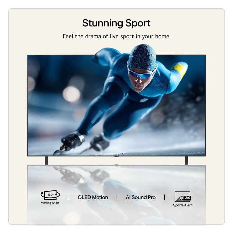LG OLED83B6ELB 83 Inch OLED AI 4K Smart TV – Dolby Vision webOS & Cinematic OLED Picture Quality
