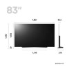 LG  OLED evo C3 83&quot; 4K Smart TV 