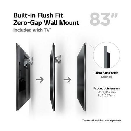 LG OLED evo G3 83 inch Smart 4K Ultra HD TV 