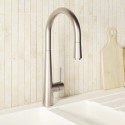 OLNSLCHRPO Chrome Single Lever Pull Out Monobloc Kitchen Mixer Tap - Enza Olney