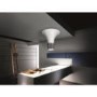 Elica OLYMPUS_WH White 90cm Wide Island Hood with Telescopic Metal Filter And Remote Control