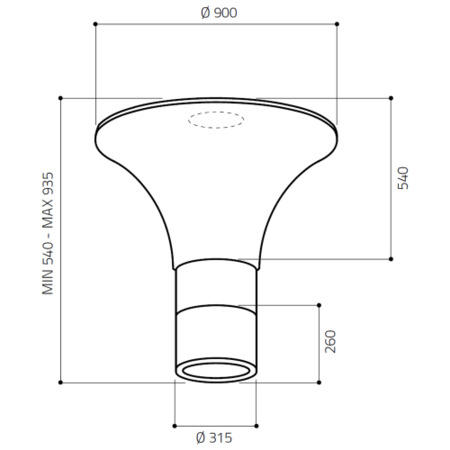 Elica OLYMPUSYEL Yellow 90cm Wide Island Cooker Hood with Telescopic Metal Filter And Remote Control