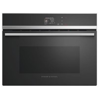 Fisher & Paykel Series 9 Built In Combination Microwave Oven & Grill - Black Glass
