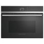Fisher & Paykel Series 9 Built In Combination Microwave Oven & Grill - Black Glass