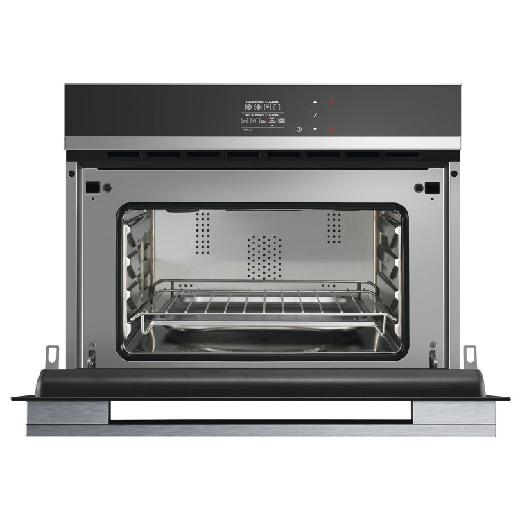 Fisher & Paykel Series 9 Built In Combination Microwave Oven & Grill - Black Glass