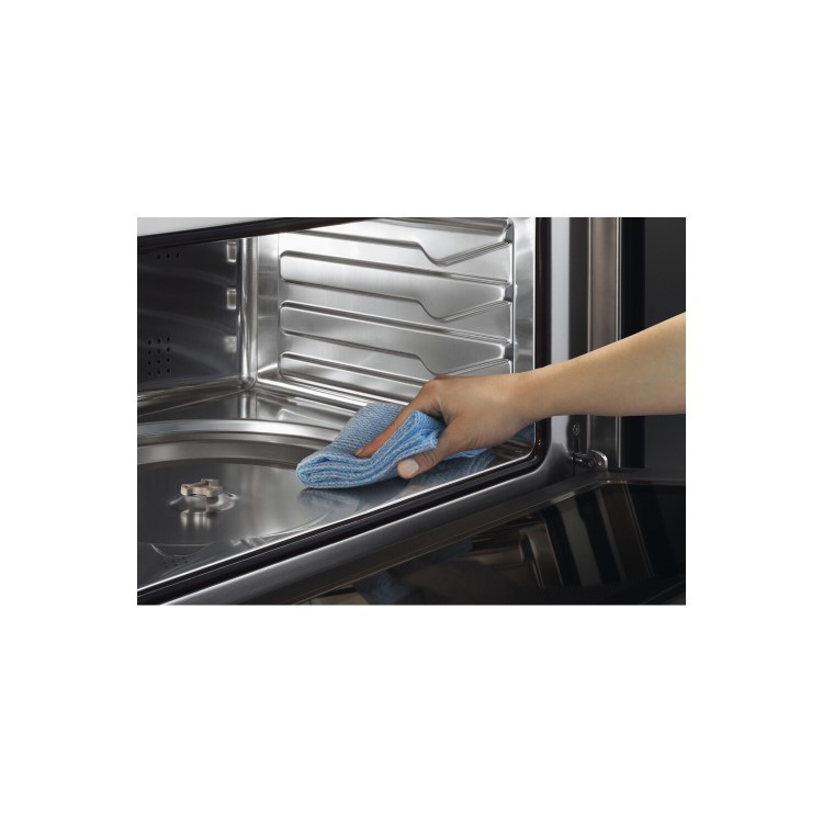 Fisher & Paykel Series 9 Built In Combination Microwave Oven & Grill - Black Glass