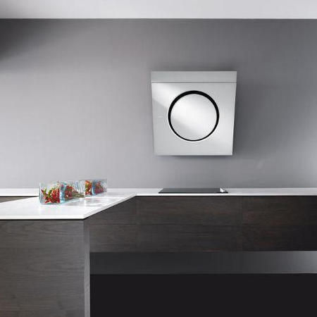 Elica OM_WH 80cm Decorative Angled Chimney Hood