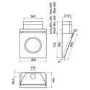 Elica OM_WH 80cm Decorative Angled Chimney Hood