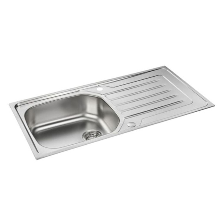 IMPERFECT - CARRON ONDA100SINK STAINLESS STEEL WITH WASTE