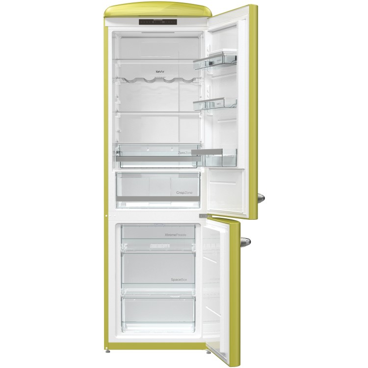 Gorenje ONRK193AP Retro Style Freestanding Frost Free Fridge Freezer - Apple