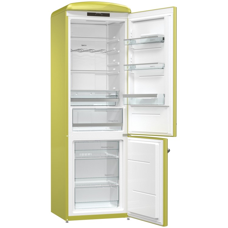 Gorenje ONRK193AP Retro Style Freestanding Frost Free Fridge Freezer - Apple