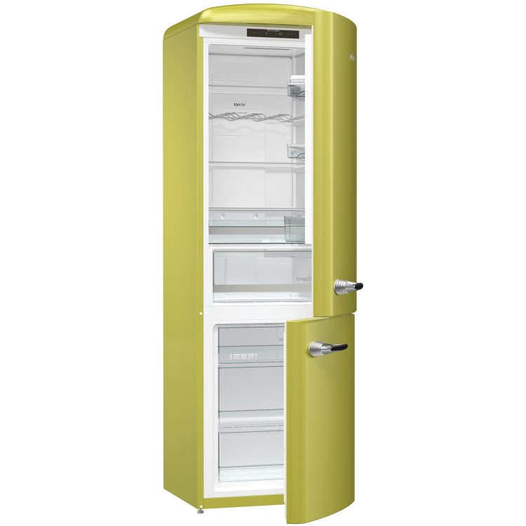 Gorenje ONRK193AP Retro Style Freestanding Frost Free Fridge Freezer - Apple