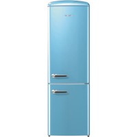 Gorenje ONRK193BL Retro Style Super Efficient No Frost Freestanding Fridge Freezer - Baby Blue
