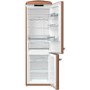Gorenje ONRK193CR Retro Style Freestanding Frost Free Fridge Freezer - Copper