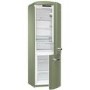 GRADE A3 - Gorenje ONRK193OL Retro Style Super Efficient No Frost Freestanding Fridge Freezer - Olive