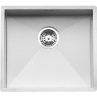 Reginox ONTARIO-50X40 Large Square 1.0 Bowl Undermount Stainless Steel Sink