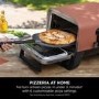 Ninja OO101UK Ninja Woodfire Outdoor Oven Artisan Pizza Maker and BBQ Smoker - Terracotta/Steel with Stand and Cover