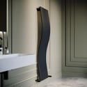 Anthracite Vertical Wave Designer Single Panel Radiator 1600 x 470mm - Opala