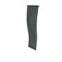 Anthracite Vertical Wave Designer Single Panel Radiator 1800 x 400mm - Opala
