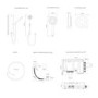 Aqualisa Optic Q Smart Digital Shower Concealed with Adjustable Head and Bath Filler HP/Combi