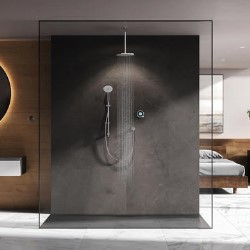 ONLY OPENED - Aqualisa Optic Q Smart Digital Shower Concealed with Adjustable and Ceiling Fixed Head HP/Combi