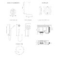 ONLY OPENED - Aqualisa Optic Q Smart Digital Shower Concealed with Adjustable and Ceiling Fixed Head HP/Combi