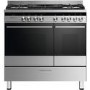 Refurbished Fisher & Paykel OR90L7DBGFX1 90cm Double Oven Dual Fuel Range Cooker Stainless Steel
