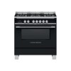 Fisher &amp; Paykel Classic 90cm Single Oven Dual Fuel Range Cooker - Black