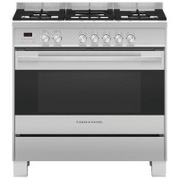 Fisher & Paykel Contemporary 90cm Single Oven Dual Fuel Range Cooker - Stainless Steel