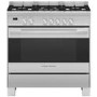 Fisher & Paykel Contemporary 90cm Single Oven Dual Fuel Range Cooker - Stainless Steel