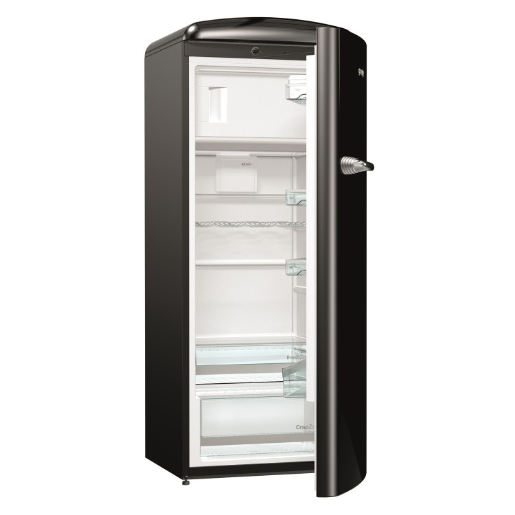 Gorenje ORB153BK 60cm Wide Right Hinge Retro Style Freestanding Fridge - Black