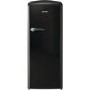 Gorenje ORB153BK 60cm Wide Right Hinge Retro Style Freestanding Fridge - Black