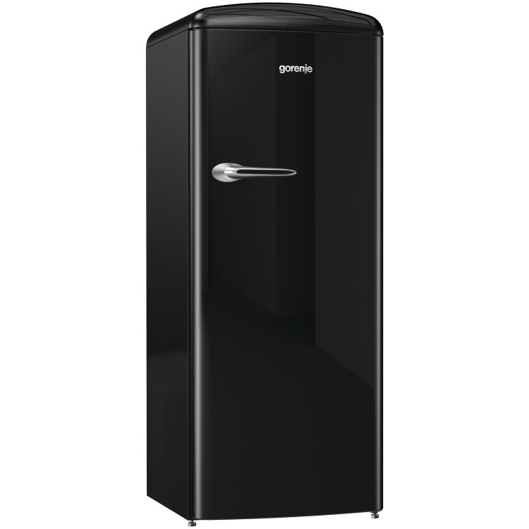 Gorenje ORB153BK 60cm Wide Right Hinge Retro Style Freestanding Fridge - Black