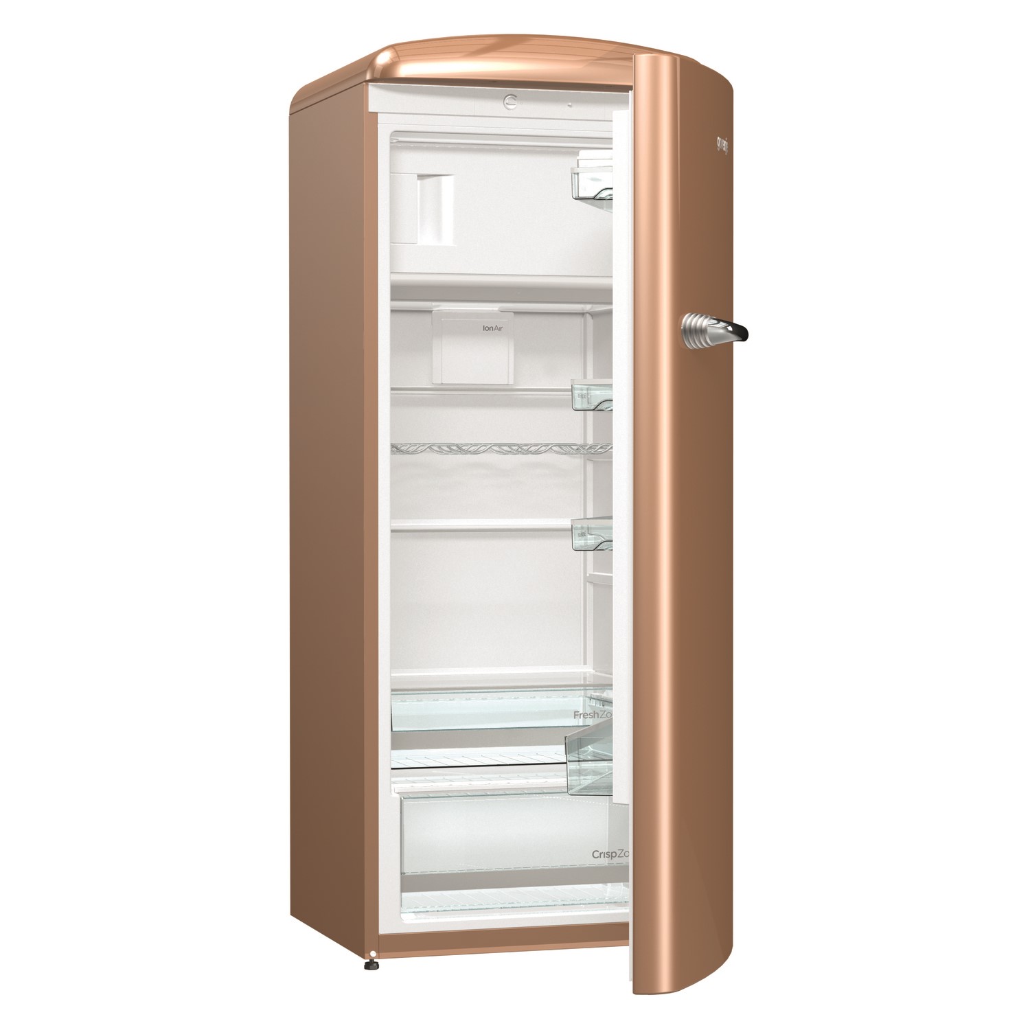 Gorenje ORB153CO Retro Freestanding Fridge With Freezer Box 154cm