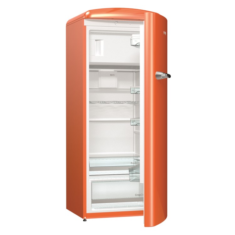 Gorenje ORB153O 60cm Wide Retro Style Freestanding Fridge - Juicy Orange