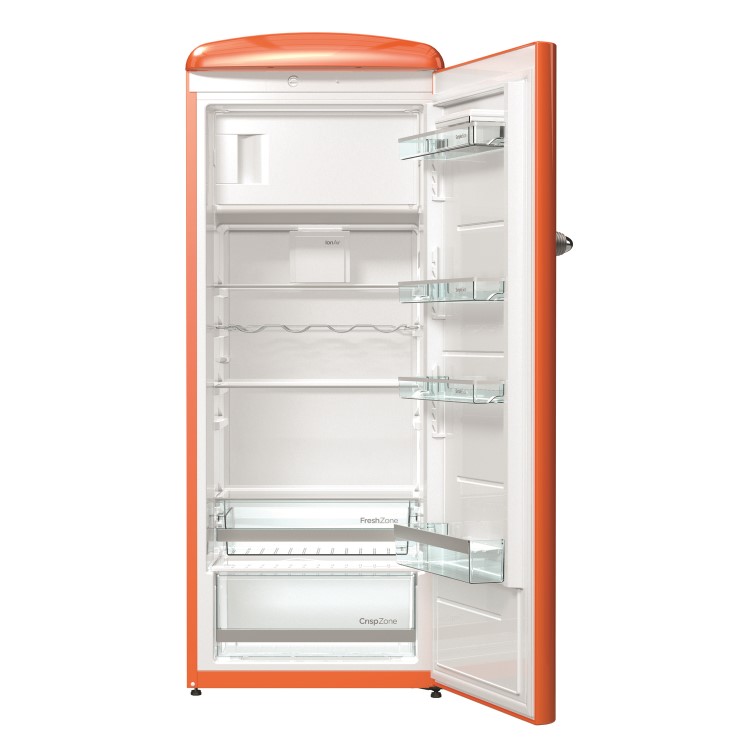 Gorenje ORB153O 60cm Wide Retro Style Freestanding Fridge - Juicy Orange