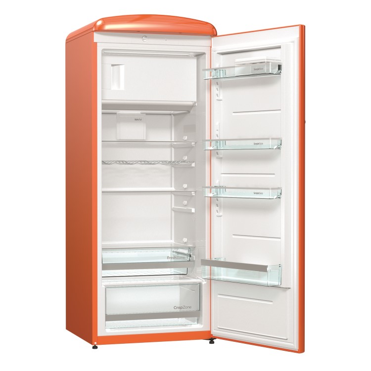 Gorenje ORB153O 60cm Wide Retro Style Freestanding Fridge - Juicy Orange