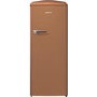 Gorenje ORB153CR Retro Freestanding Fridge With Freezer Box - 154cm - Right Hand - Copper