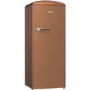 Gorenje ORB153CR Retro Freestanding Fridge With Freezer Box - 154cm - Right Hand - Copper