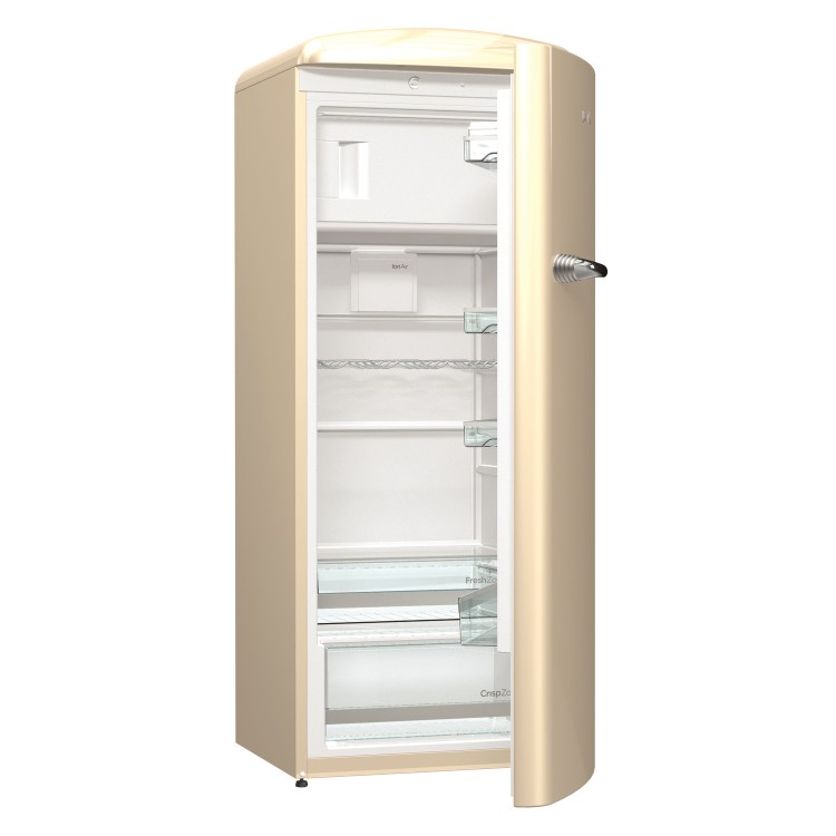 Gorenje ORB153C 60cm Wide Right Hinge Retro Style Freestanding Fridge - Cream