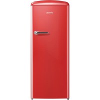 Gorenje ORB153RD 60cm Wide Right Hinge Retro Style Freestanding Fridge - Fiery Red