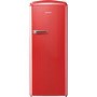 Gorenje ORB153RD 60cm Wide Right Hinge Retro Style Freestanding Fridge - Fiery Red